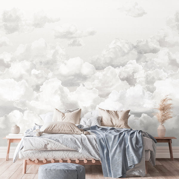 Papel Tapiz Clouds Mural - Tienda Interni