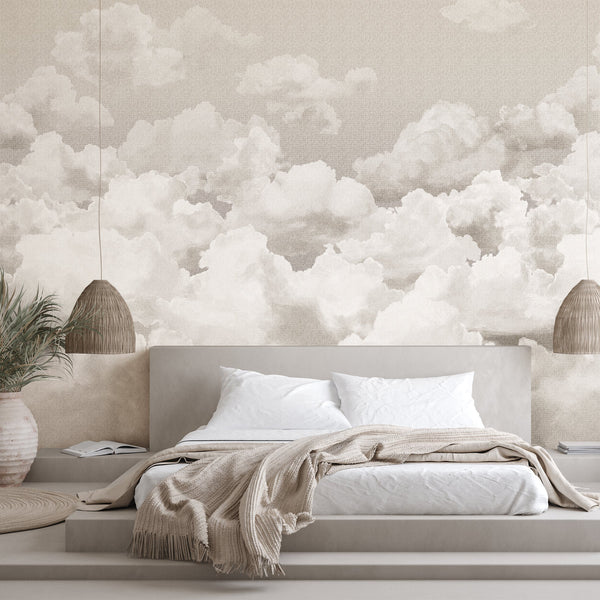 Papel Tapiz Clouds Mural - Tienda Interni