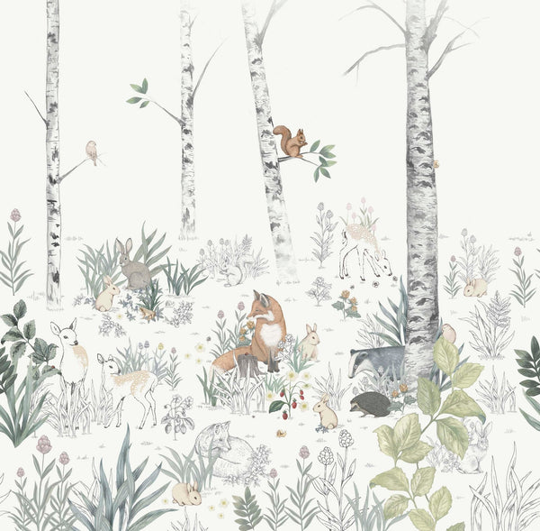 Papel Tapiz Magic Forest Mural - Tienda Interni