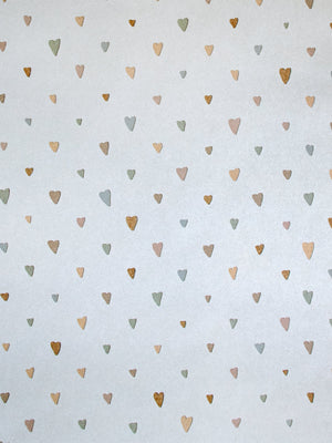 Papel Tapiz Colored Hearts - Tienda Interni