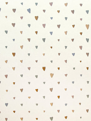 Papel Tapiz Colored Hearts - Tienda Interni
