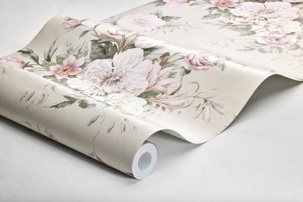 Papel Tapiz Floral Charm - Tienda Interni