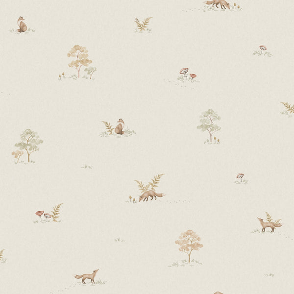 Papel Tapiz Little Fox - Tienda Interni