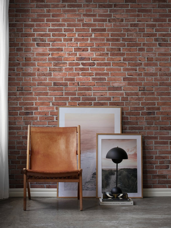 Papel Tapiz Realistic Brick Wall - Tienda Interni