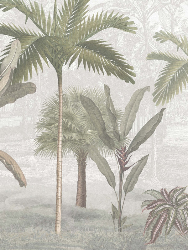 Papel Tapiz Vintage Palms - Tienda Interni