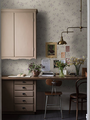 Papel Tapiz Vintage Rose - Tienda Interni