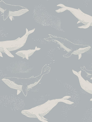 Papel Tapiz Whales - Tienda Interni